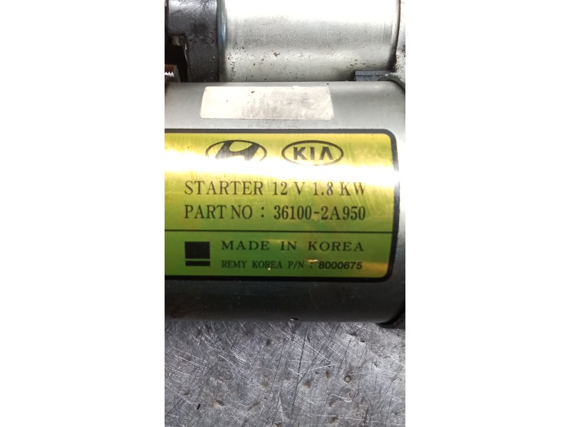 Recambio de motor arranque para kia optima (jf) 1.7 crdi referencia OEM IAM 361002A950  