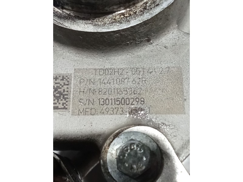 Recambio de turbocompresor para renault megane iii coupé (dz0/1_) 1.2 tce (dz2b, dz11) referencia OEM IAM 8201165362 144108762R 