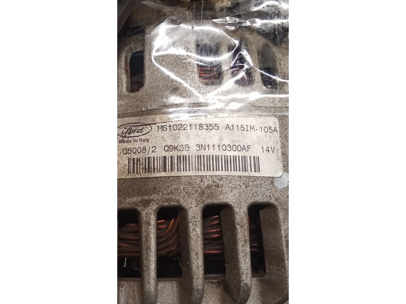 Recambio de alternador para ford focus ii (da_, hcp, dp) 1.6 referencia OEM IAM 3N1110300AF MS1022118355 105A