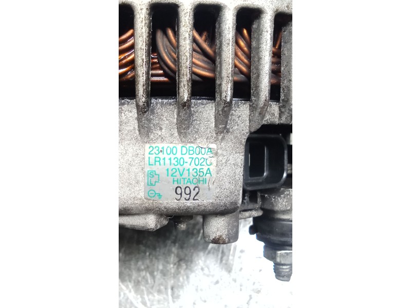 Recambio de alternador para nissan cabstar 09.06 3.0 diesel referencia OEM IAM 23100DB00A LR11307020 135A