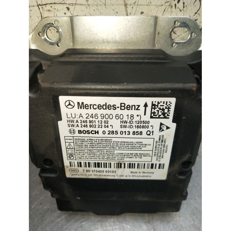 Recambio de kit airbag para mercedes-benz clase b sports tourer (w246, w242) b 180 cdi / d (246.212) referencia OEM IAM  A246900