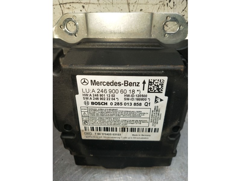 Recambio de kit airbag para mercedes-benz clase b sports tourer (w246, w242) b 180 cdi / d (246.212) referencia OEM IAM  A246900