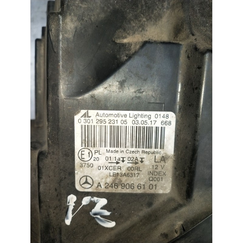 Recambio de faro izquierdo para mercedes-benz clase b sports tourer (w246, w242) b 180 cdi / d (246.212) referencia OEM IAM A246