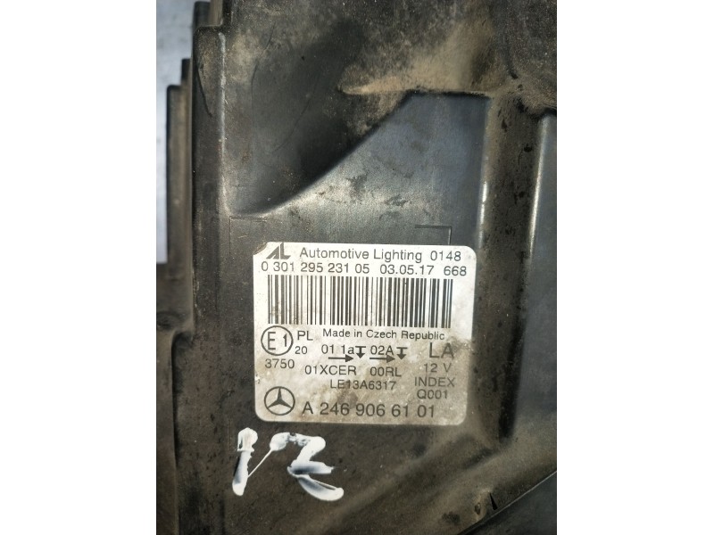 Recambio de faro izquierdo para mercedes-benz clase b sports tourer (w246, w242) b 180 cdi / d (246.212) referencia OEM IAM A246