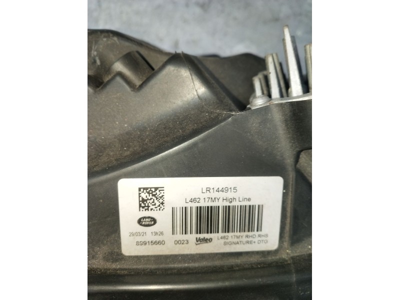 Recambio de faro derecho para land rover discovery v (l462) 2.0 sd4 4x4 referencia OEM IAM L46217MY XENON 89915660 VER FOTOS LR1