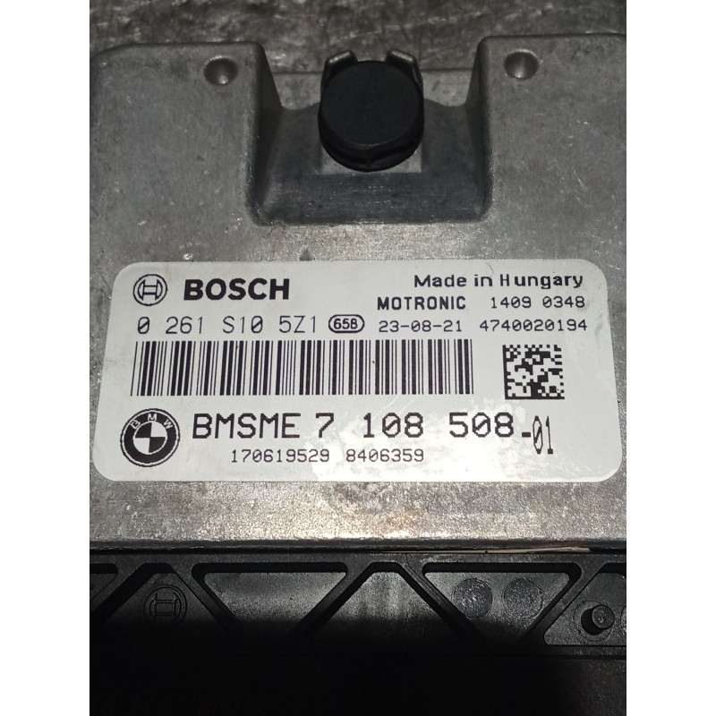 Recambio de centralita motor uce para bmw f (801cc - ) f 900 xr (4r90) referencia OEM IAM 0261S105Z1 710850801 4740020194