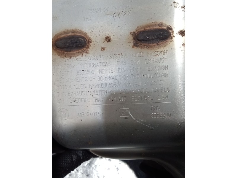 Recambio de tubo escape trasero para bmw f (801cc - ) f 900 xr (4r90) referencia OEM IAM 8358800  