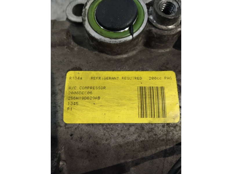 Recambio de compresor aire acondicionado para ford fiesta (cbk) fun referencia OEM IAM 2006DEC06 2S6H19D629AB 