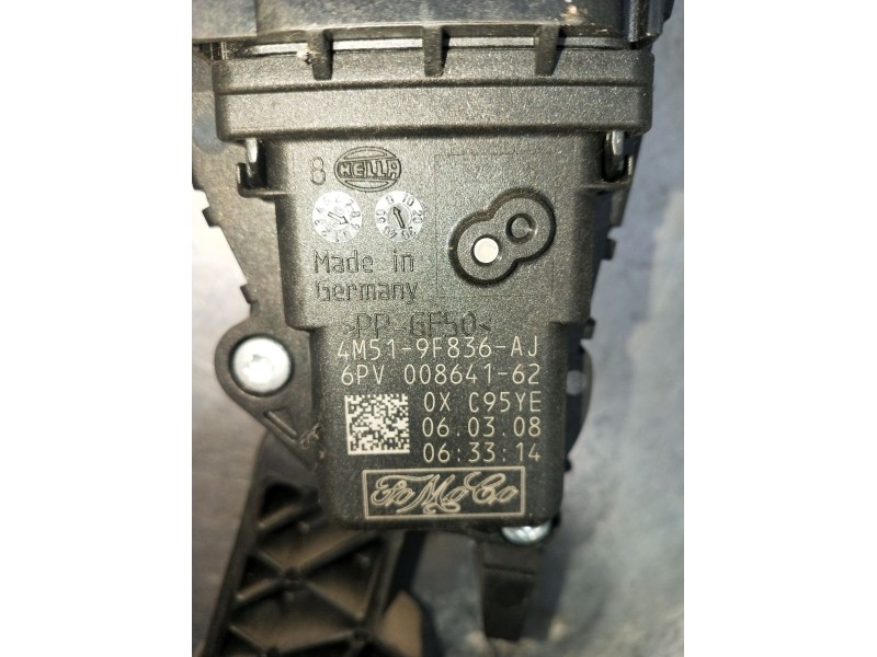 Recambio de potenciometro pedal para ford focus ii (da_, hcp, dp) 1.6 referencia OEM IAM 6PV00864162 4M519F836AJ 