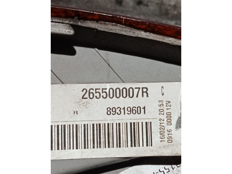 Recambio de piloto trasero derecho para renault megane iii berlina 5 p business referencia OEM IAM   