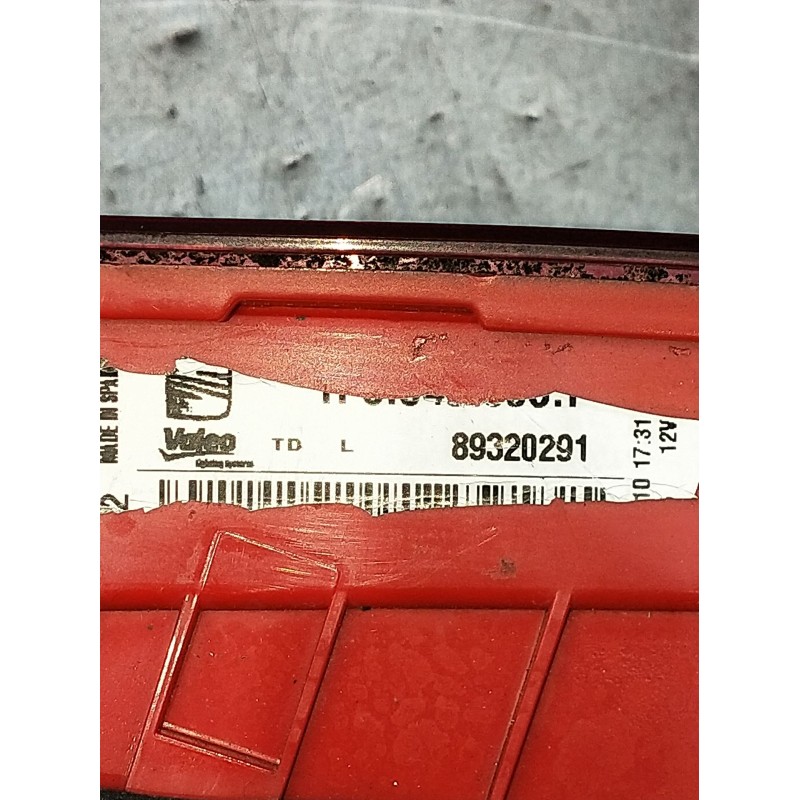 Recambio de piloto trasero izquierdo interior para seat leon (1p1) 1.6 tdi referencia OEM IAM 89320291  