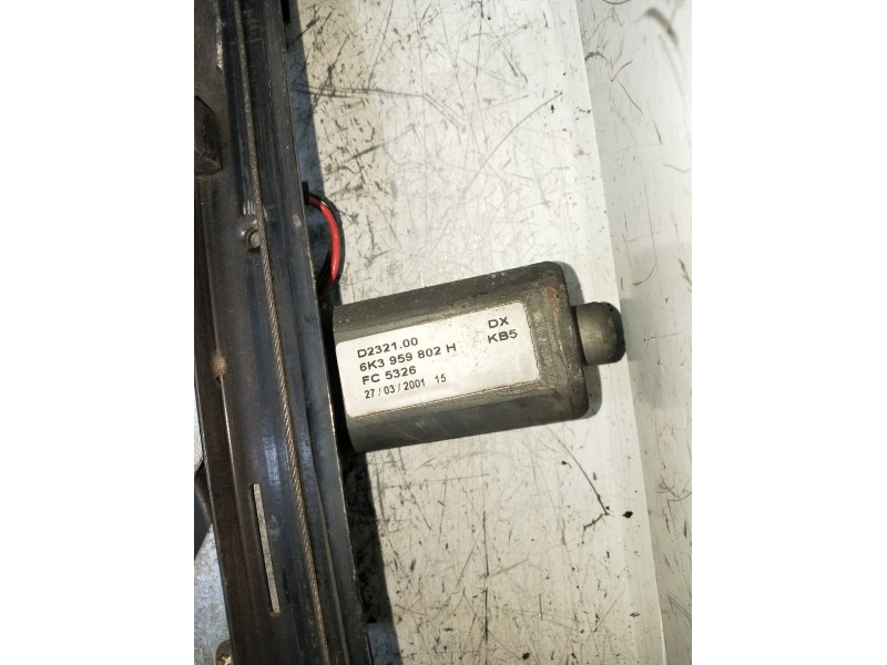 Recambio de elevalunas delantero derecho para seat ibiza ii (6k1) 1.9 tdi referencia OEM IAM 6K3959802H 3P 
