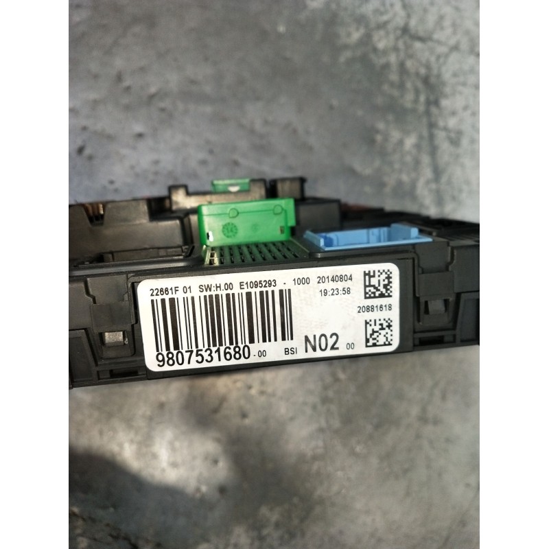 Recambio de caja reles / fusibles para peugeot 208 i (ca_, cc_) 1.4 hdi referencia OEM IAM 9807531680 BSIN0200 