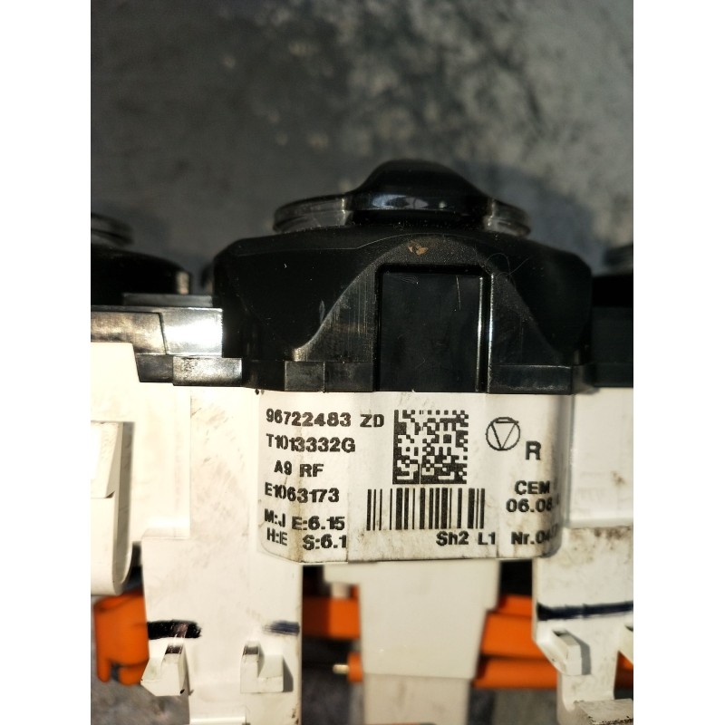 Recambio de mando calefaccion / aire acondicionado para peugeot 208 i (ca_, cc_) 1.4 hdi referencia OEM IAM 96722483ZD T1013332G