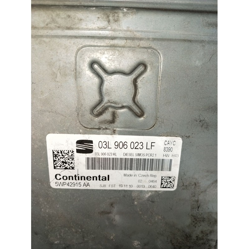 Recambio de centralita motor uce para seat leon (1p1) 1.6 tdi referencia OEM IAM 03L906023LF 5WP42915AA 