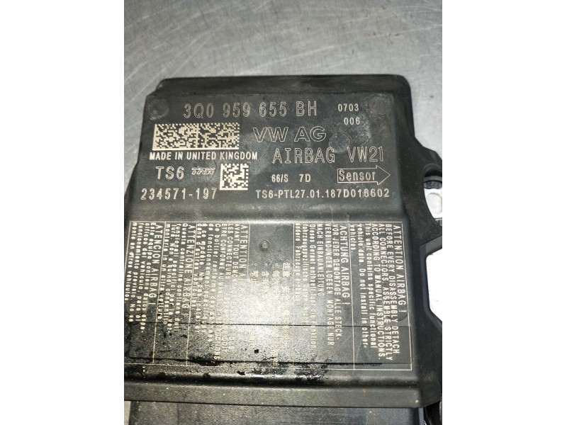 Recambio de centralita airbag para seat leon (5f1) referencia OEM IAM 3Q0959655BH 234571197 
