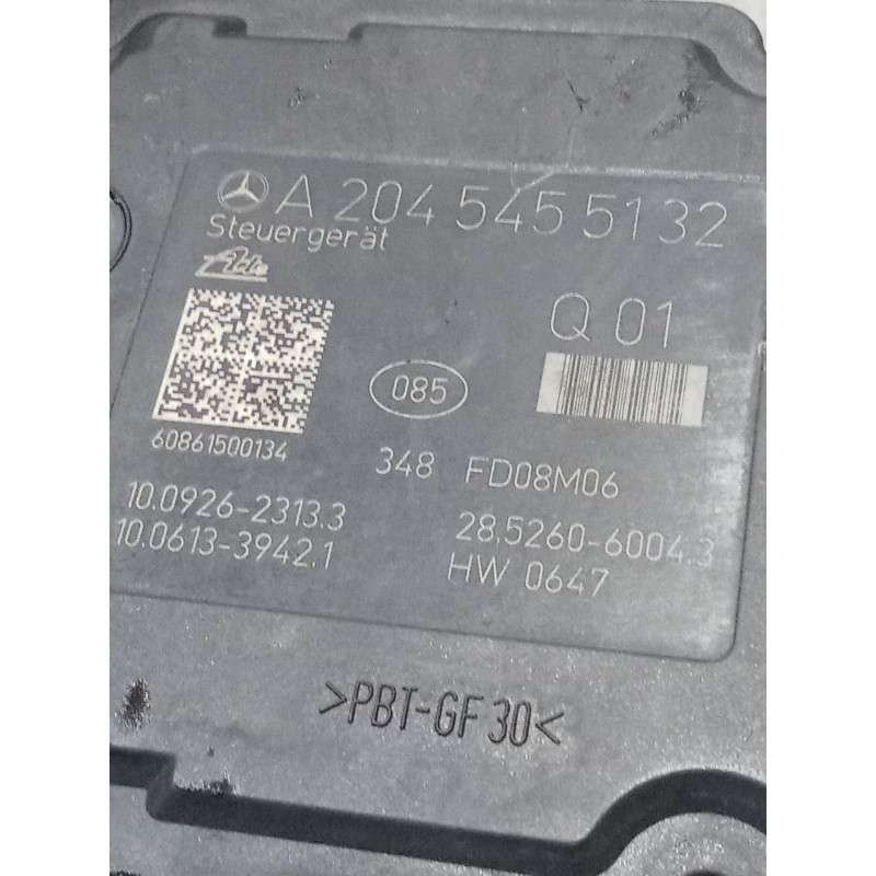 Recambio de abs para mercedes-benz clase c (w204) c 220 cdi (204.002) referencia OEM IAM A2045455132 10092623133 10061339421 A20