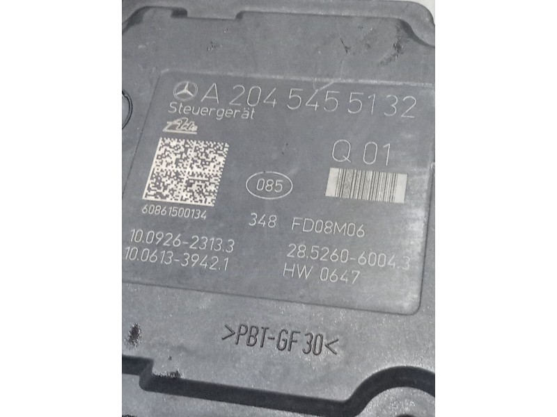 Recambio de abs para mercedes-benz clase c (w204) c 220 cdi (204.002) referencia OEM IAM A2045455132 10092623133 10061339421 A20