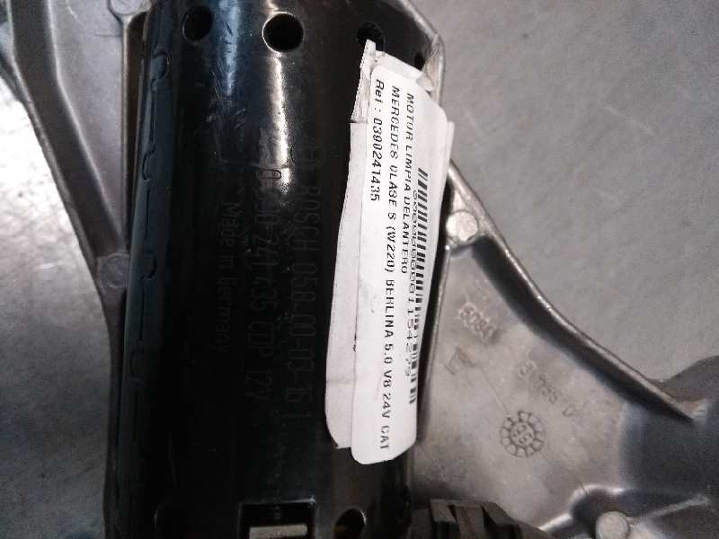 Recambio de motor limpia delantero para mercedes clase s (w220) berlina 5.0 v8 24v cat referencia OEM IAM 0390241435 0391098390 