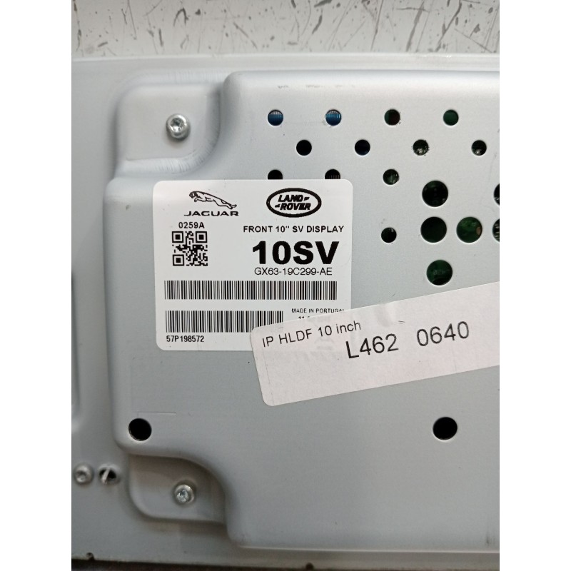 Recambio de pantalla multifuncion para land rover discovery v (l462) 2.0 sd4 4x4 referencia OEM IAM GX6319C299AE 57P198572 