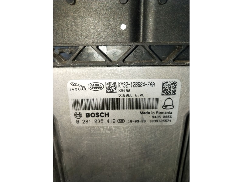 Recambio de centralita motor uce para land rover discovery v (l462) 2.0 sd4 4x4 referencia OEM IAM 0281035419 KY3212B684FAA 103T