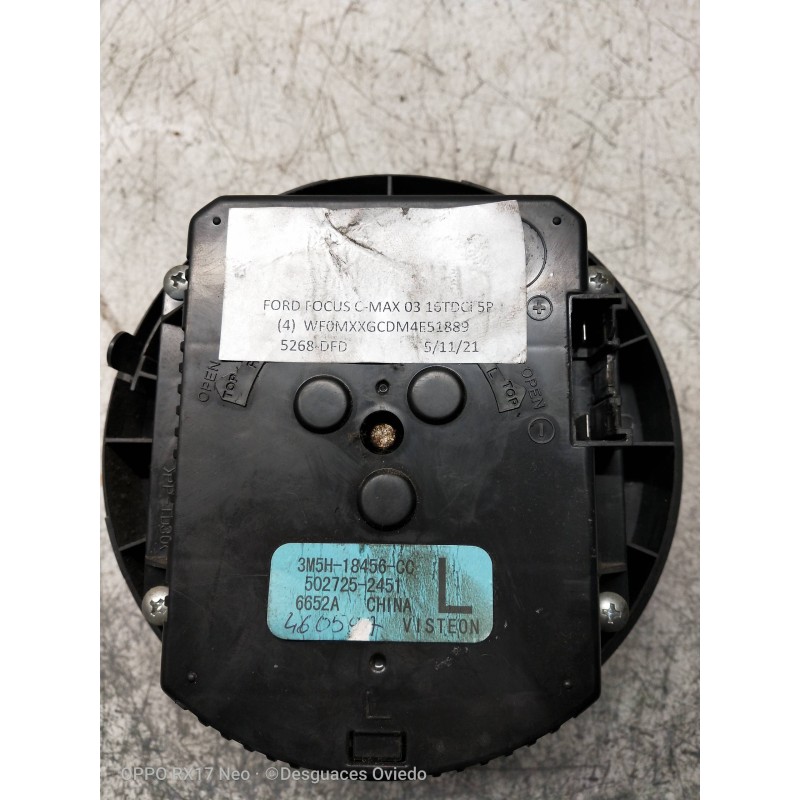 Recambio de motor calefaccion para ford focus c-max (cap) ambiente (d) referencia OEM IAM 3M5H18456CC 5027252451 
