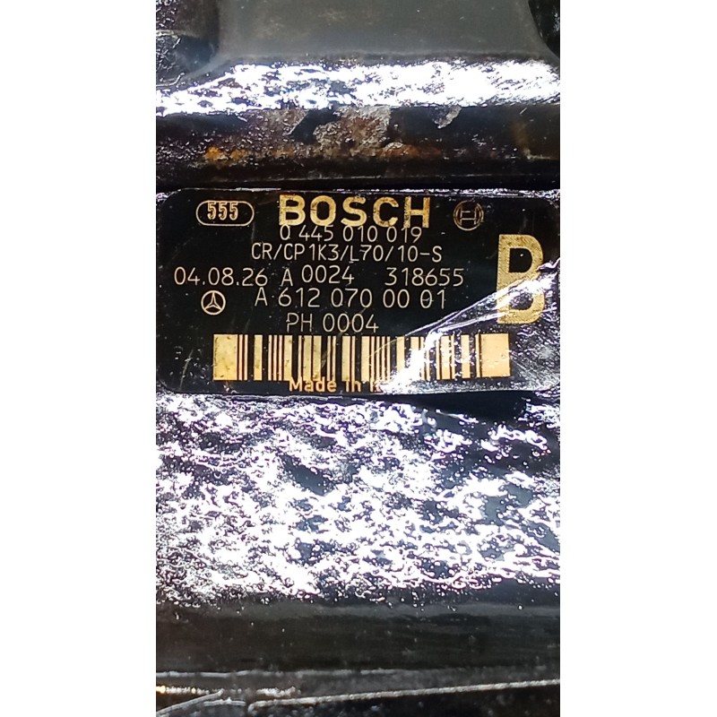 Recambio de bomba inyeccion para jeep gr.cherokee (wj/wg) 2.7 crd limited referencia OEM IAM 0445010019 A6120700001 BOSCH