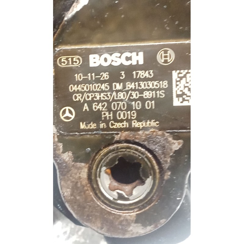 Recambio de bomba inyeccion para mercedes-benz clase e (w212) e 300 cdi / bluetec (212.020, 212.021, 212.027) referencia OEM IAM
