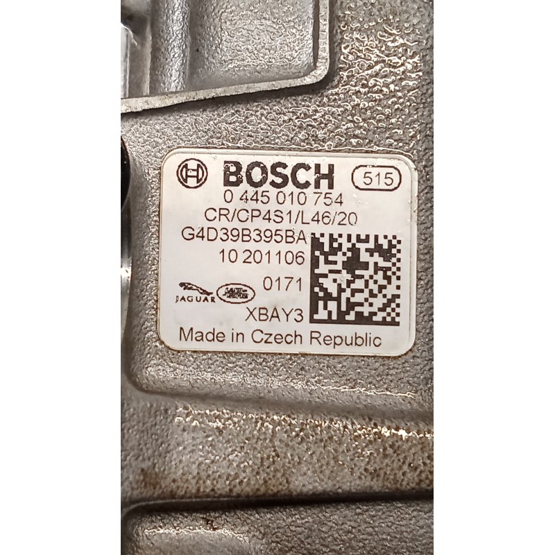 Recambio de bomba inyeccion para land rover discovery v (l462) 2.0 sd4 4x4 referencia OEM IAM G4D39B395BA 0445010754 BOSCH
