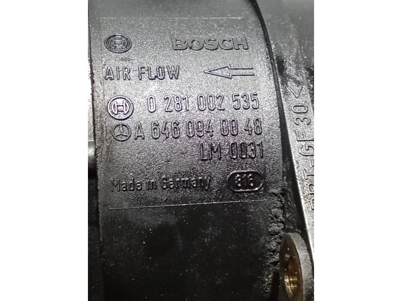 Recambio de caudalimetro para mercedes-benz clase c (w204) c 220 cdi (204.002) referencia OEM IAM 0281002535 A6460940048 