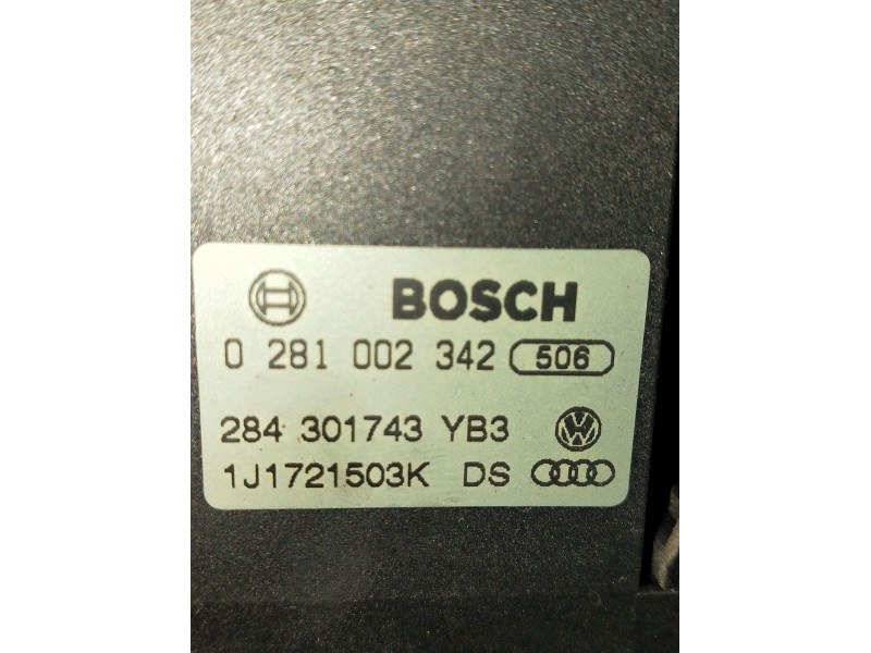 Recambio de potenciometro pedal para audi a3 (8l1) 1.9 tdi referencia OEM IAM 0281002342 1J1721503KDS 284301743YB3