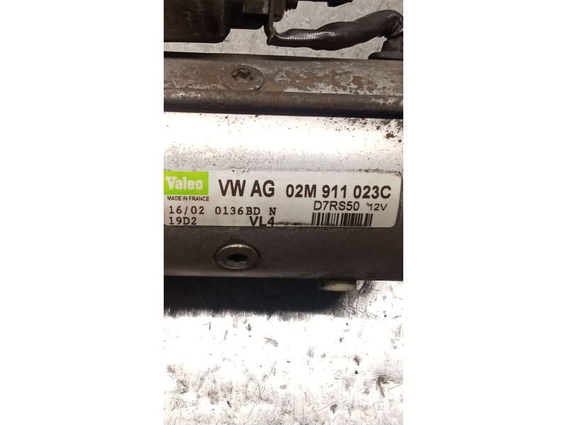 Recambio de motor arranque para audi a3 (8l1) 1.9 tdi referencia OEM IAM 02M911023C  