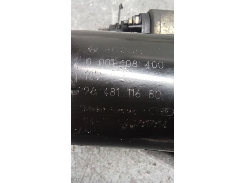 Recambio de motor arranque para citroën xsara picasso 2.0 hdi referencia OEM IAM 9648111680 0001108400 