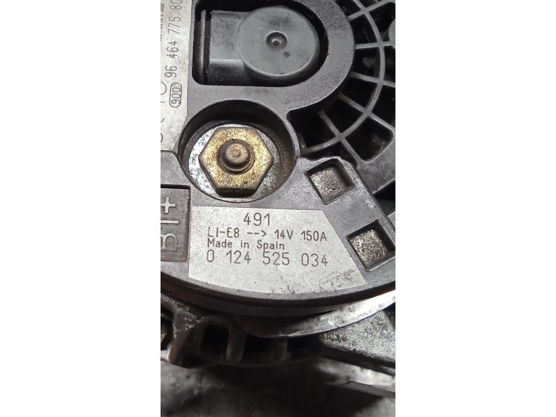 Recambio de alternador para citroën xsara picasso 2.0 hdi referencia OEM IAM 9646477580 0124525034 150A