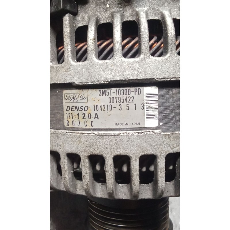Recambio de alternador para ford fiesta v (jh_, jd_) 1.4 tdci referencia OEM IAM 3M5T10300PD 30795422 