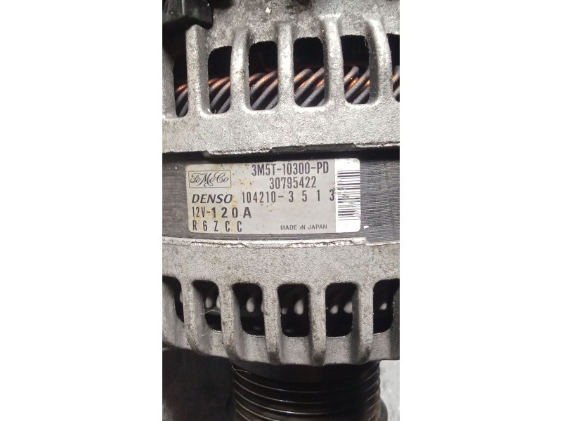 Recambio de alternador para ford fiesta v (jh_, jd_) 1.4 tdci referencia OEM IAM 3M5T10300PD 30795422 