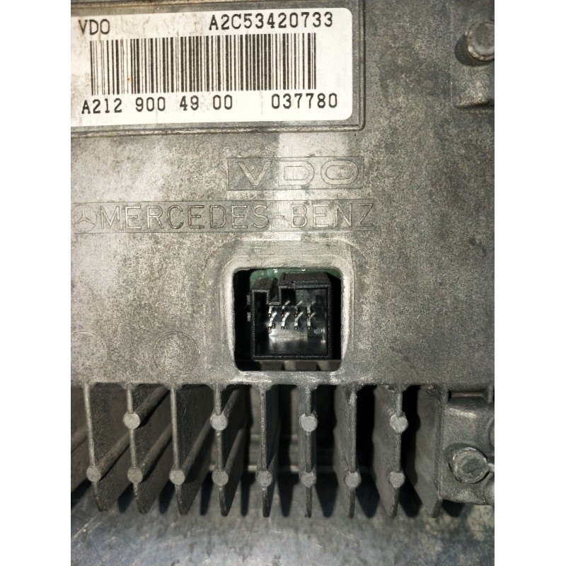 Recambio de pantalla multifuncion para mercedes-benz clase e (w212) e 300 cdi / bluetec (212.020, 212.021, 212.027) referencia O