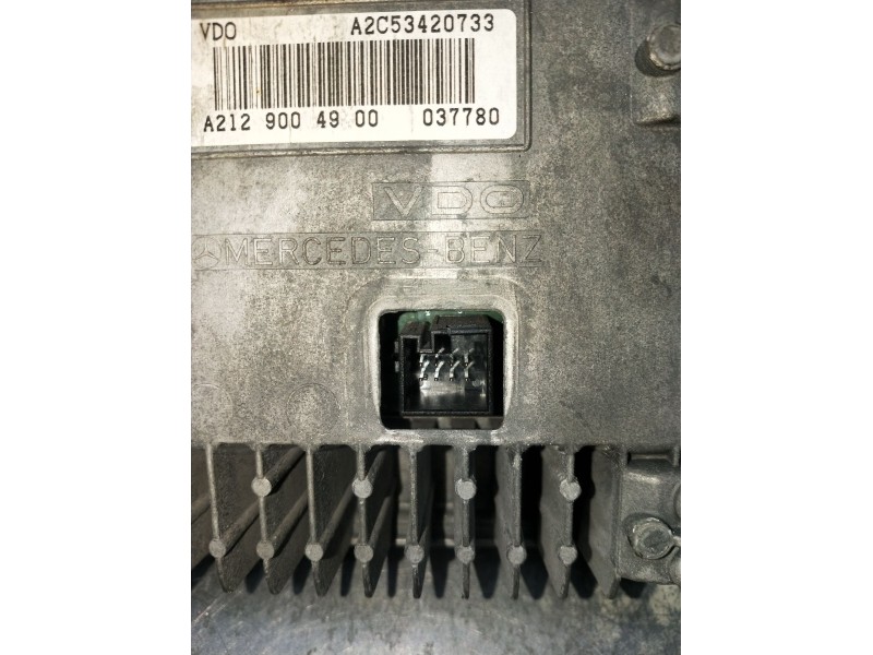 Recambio de pantalla multifuncion para mercedes-benz clase e (w212) e 300 cdi / bluetec (212.020, 212.021, 212.027) referencia O