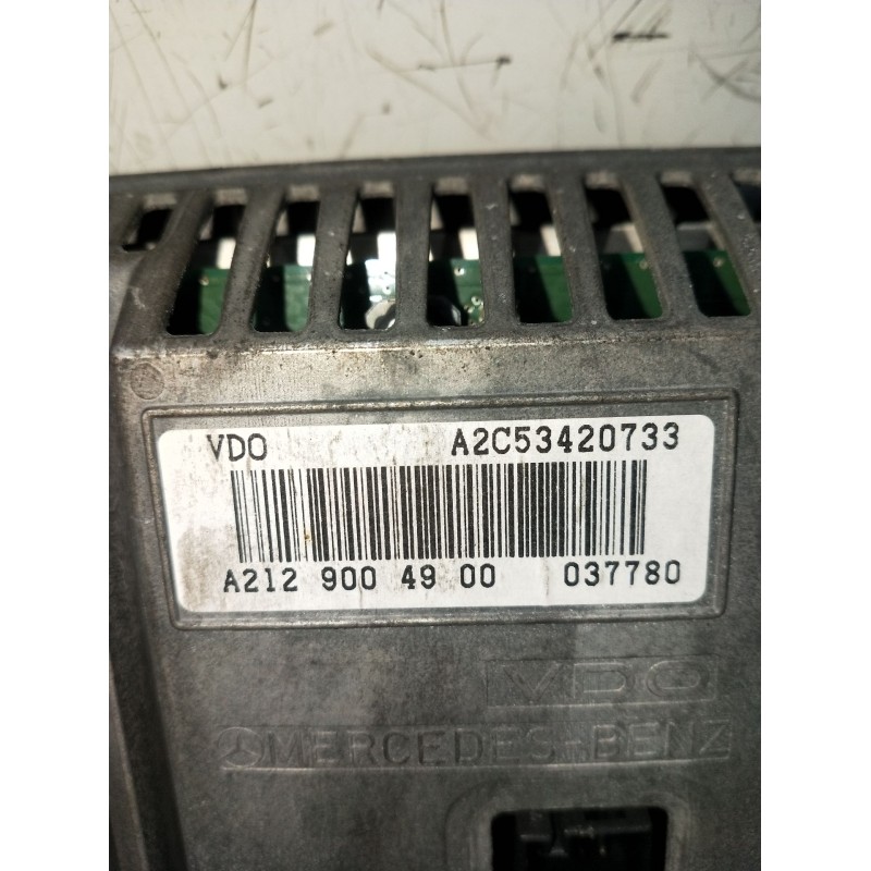 Recambio de pantalla multifuncion para mercedes-benz clase e (w212) e 300 cdi / bluetec (212.020, 212.021, 212.027) referencia O