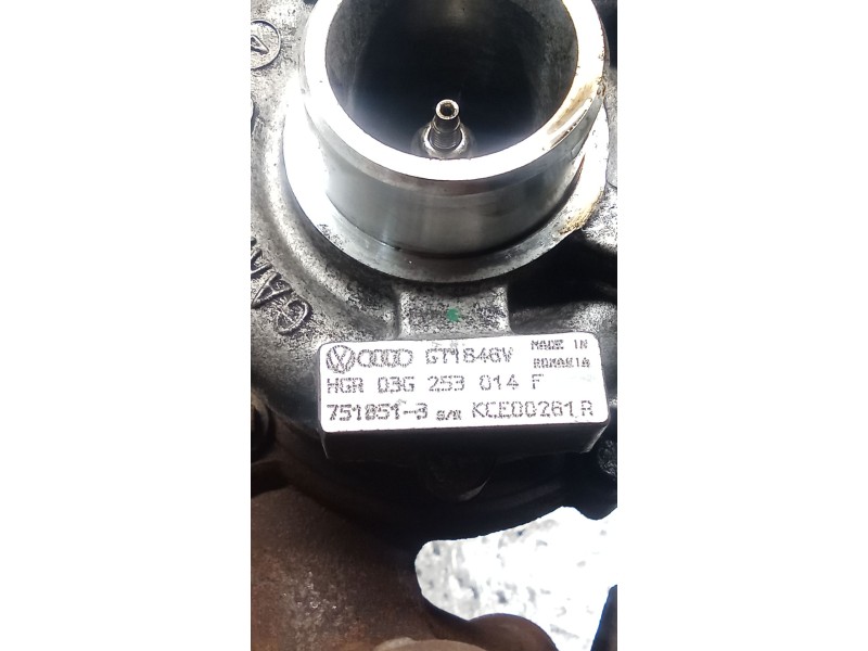 Recambio de turbocompresor para skoda octavia ii (1z3) 1.9 tdi referencia OEM IAM 03G253014F 7518513 
