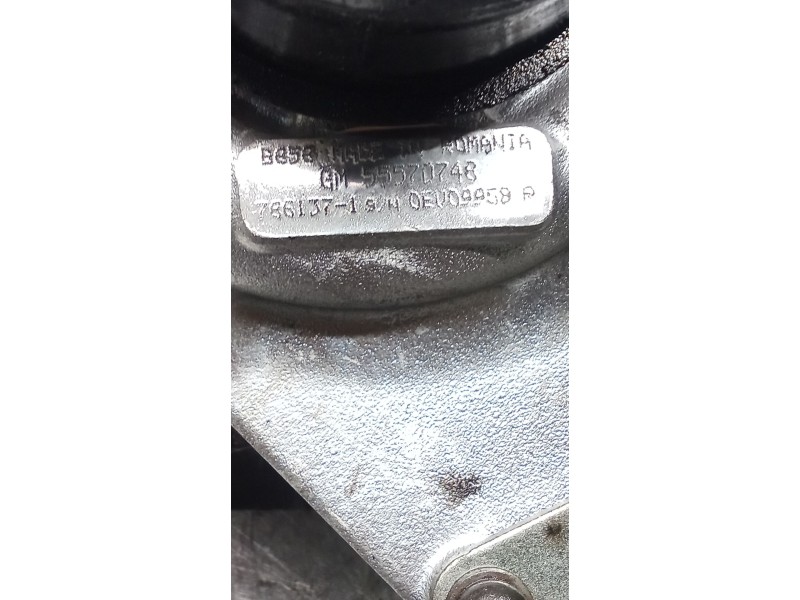 Recambio de turbocompresor para opel insignia berlina cosmo referencia OEM IAM 55570748 7861371 
