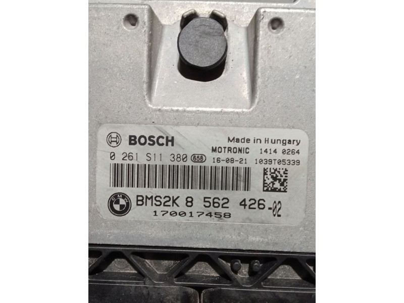 Recambio de centralita motor uce para bmw f ( - 800cc) f 700 gs (k70) referencia OEM IAM 0261S11380 8562426 