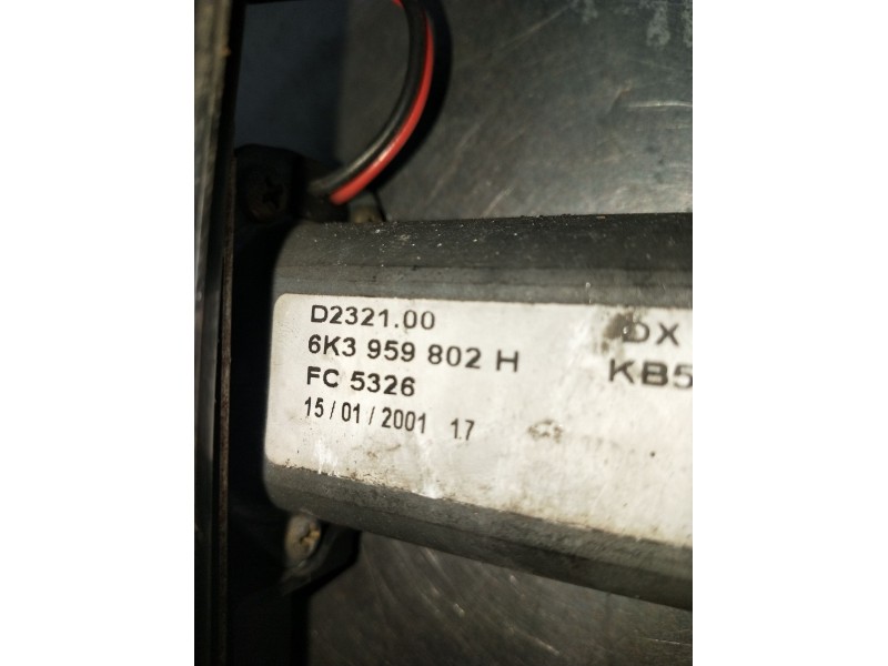 Recambio de elevalunas delantero derecho para seat ibiza ii (6k1) 1.9 sdi referencia OEM IAM 6K3959802H 3P 