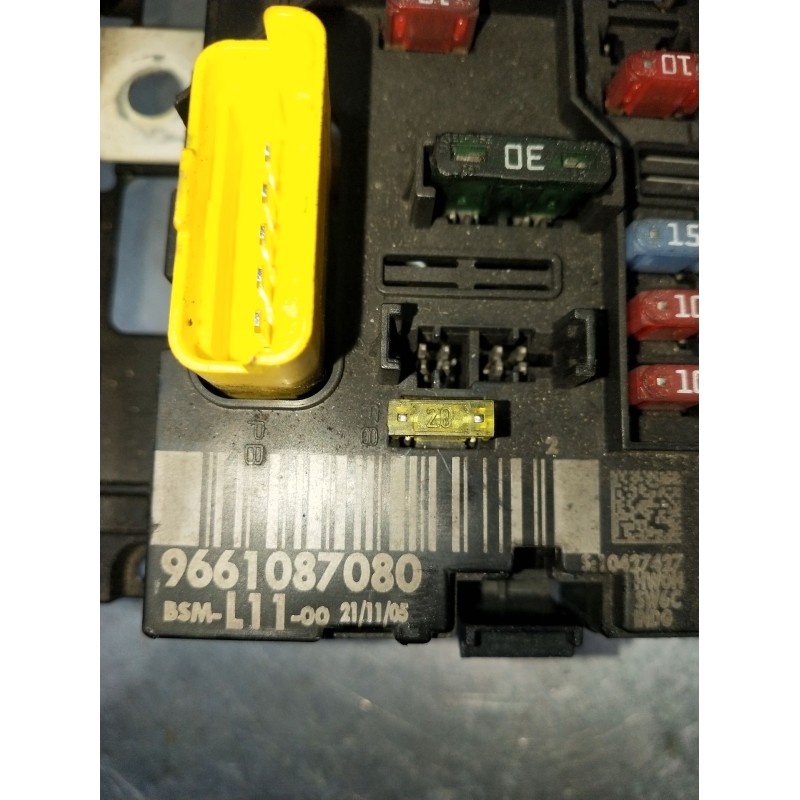 Recambio de caja reles / fusibles para peugeot 307 (3a/c) 1.6 hdi 110 referencia OEM IAM 9661087080 BSML1100 
