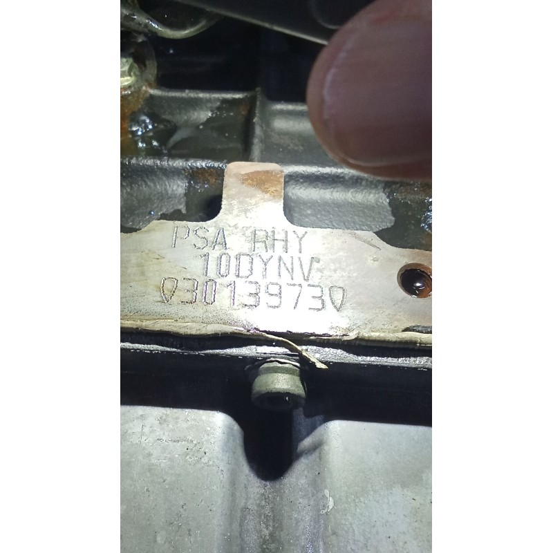 Recambio de motor completo para peugeot 206 hatchback (2a/c) 2.0 hdi 90 referencia OEM IAM RHY 10DYNV BOSCH 3015373