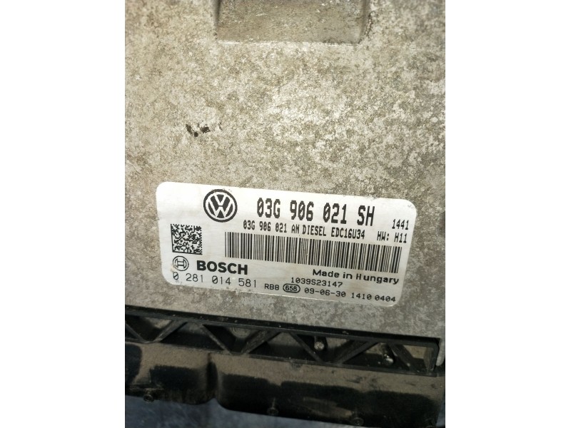Recambio de centralita motor uce para seat leon (1p1) 1.9 tdi referencia OEM IAM 0281014581 03G906021SH 1039S23147