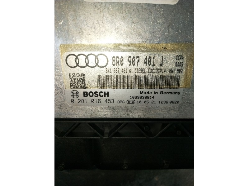 Recambio de centralita motor uce para audi q5 (8rb) 3.0 tdi quattro referencia OEM IAM 0281016453 8R0907401J 1039S38814