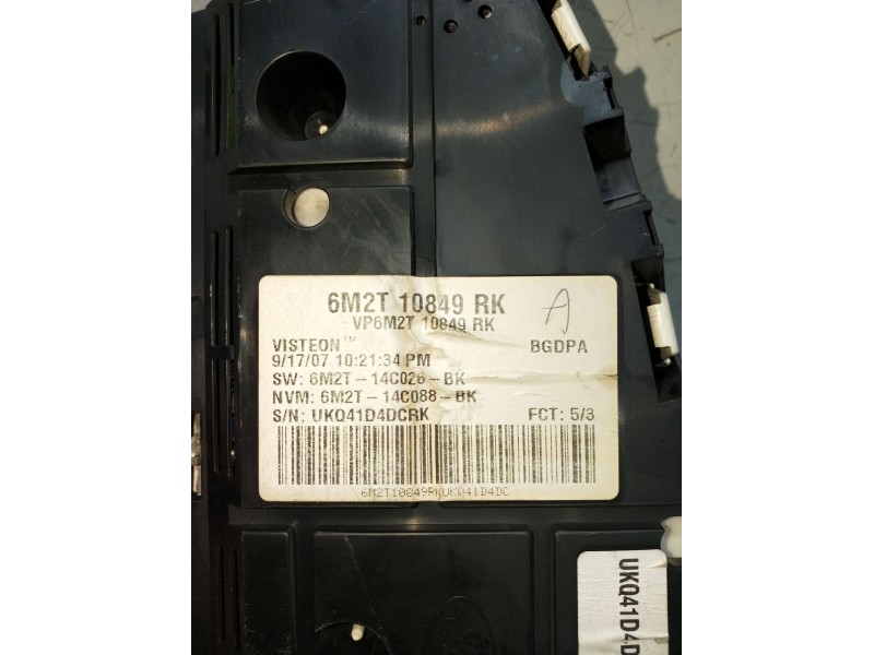 Recambio de cuadro instrumentos para ford galaxy (ca1) ghia referencia OEM IAM 6M2T10849RK  