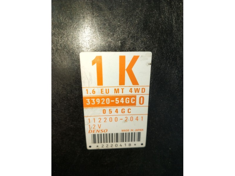 Recambio de centralita motor uce para suzuki liana (er, rh_) 1.6 (rh 416) referencia OEM IAM 3392054GC 1122002041 