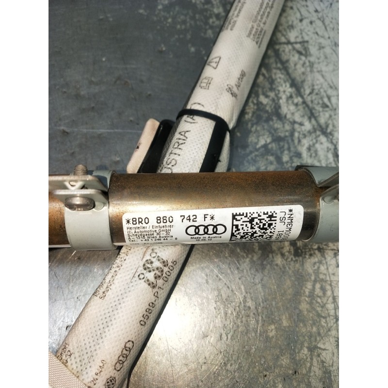 Recambio de airbag cortina delantero derecho para audi q5 (8rb) 3.0 tdi quattro referencia OEM IAM 8R0880742F  